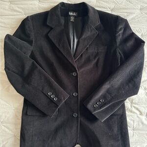 Vintage Rafaella Black Corduroy Blazer